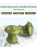 1 Pcs Natural Green Quartz Stone Massager Facial Roller Beauty Mushroom Shape Massage Eye Neck Care Slimming Health Beauty Tools