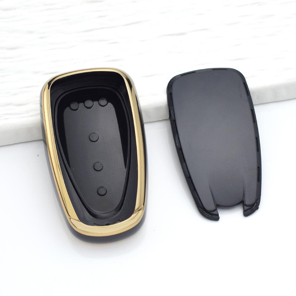 4 Buttons Car Key Fob Cover For Chevrolet Chevy Camaro Cruze Malibu Equinox Onix Spark Sonic Volt Key Case Chain Tpu Case Bag
