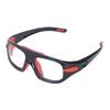 Basketball Sports Glasses Black PC Anti Collision Lightweight Myopic Frame with Lanyard Glasses Case Football Goggles