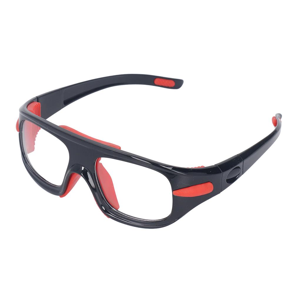 Basketball Sports Glasses Black PC Anti Collision Lightweight Myopic Frame with Lanyard Glasses Case Football Goggles