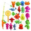 Fishing Toy Set Magnetic Fishing Beach Toy Summer Baby Bath Toy