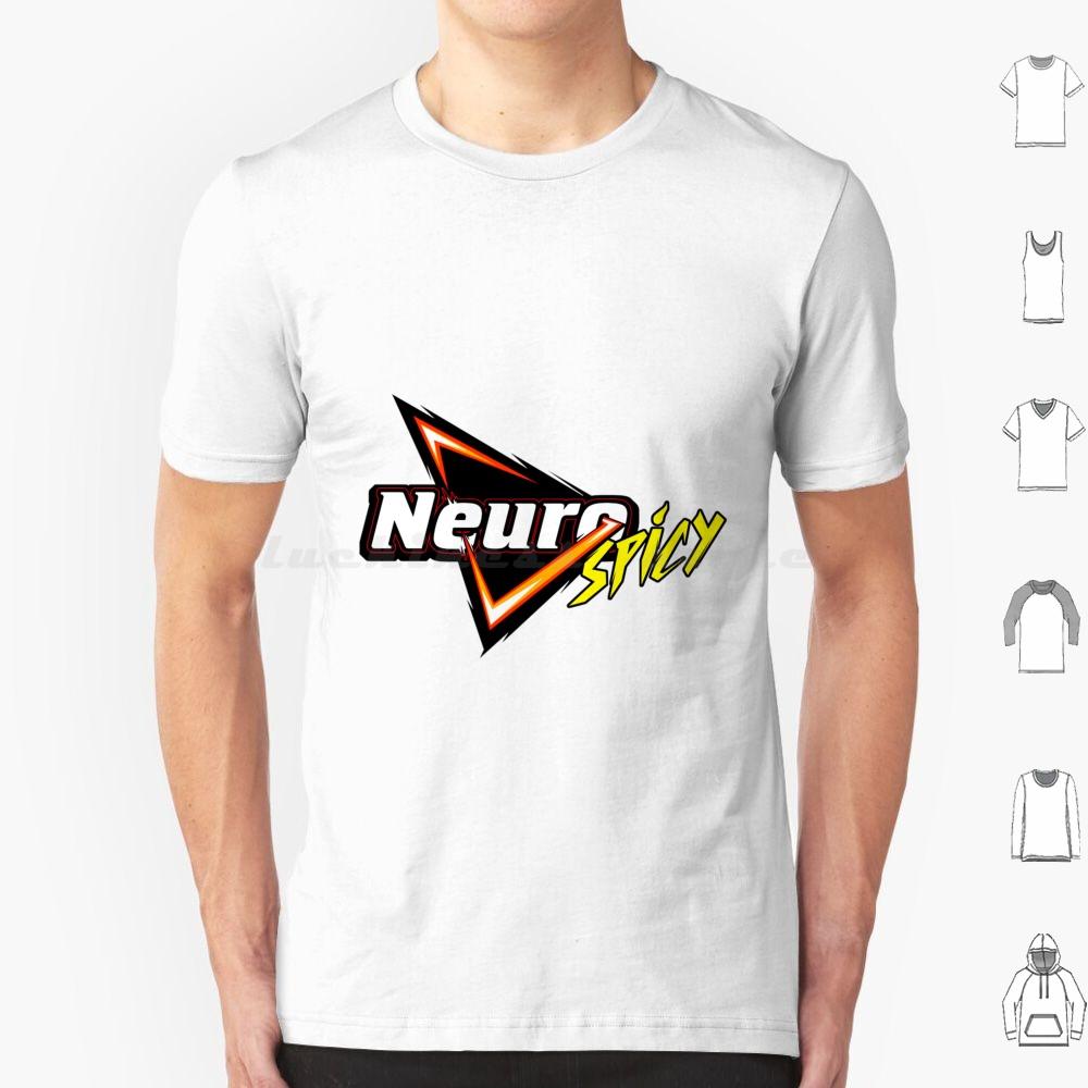 Neurospicy T Shirt Cotton Men Women DIY Print Neurodivergent Neurodiversity Autism Autistic Autie Aspie Adhd Audhd Neurotype