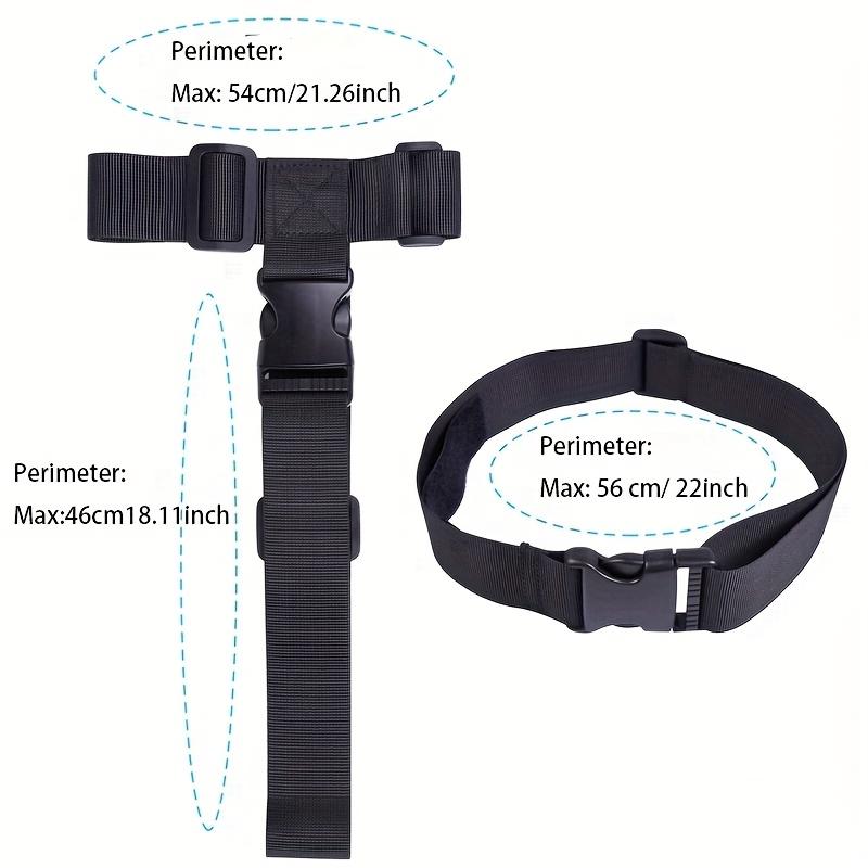 2pcs/set Adjustable Luggage Packing Straps, T-shaped Suitcase Connection Binding Straps, Wheel Suitcase Connecting Rope, Suitcase Attachment