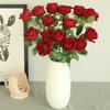 Artificial Flowers Fake Rose Bouquet Vases Home Room Decoration Accessories Wedding Plants Bridal Clearance Floristics Diy Gift