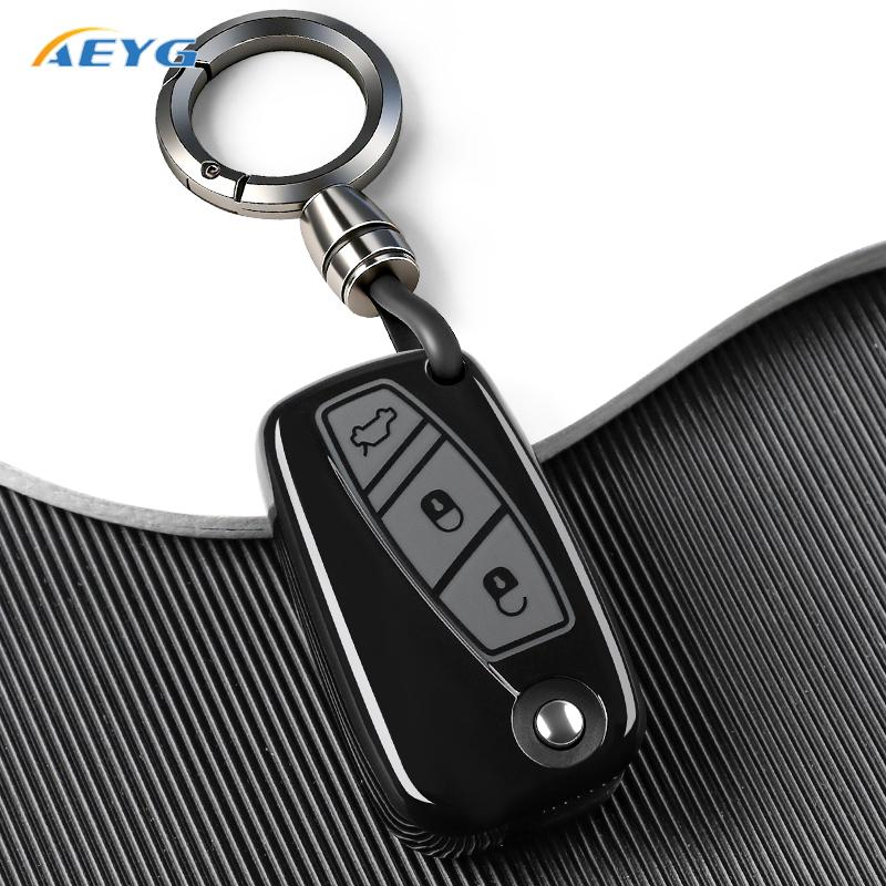 For Fiat 500 Panda Idea Stilo Ducato Punto Bravo Grande Minibus Doblo Car Remote Key Case Cover Shell Fob Tpu Auto Accessories