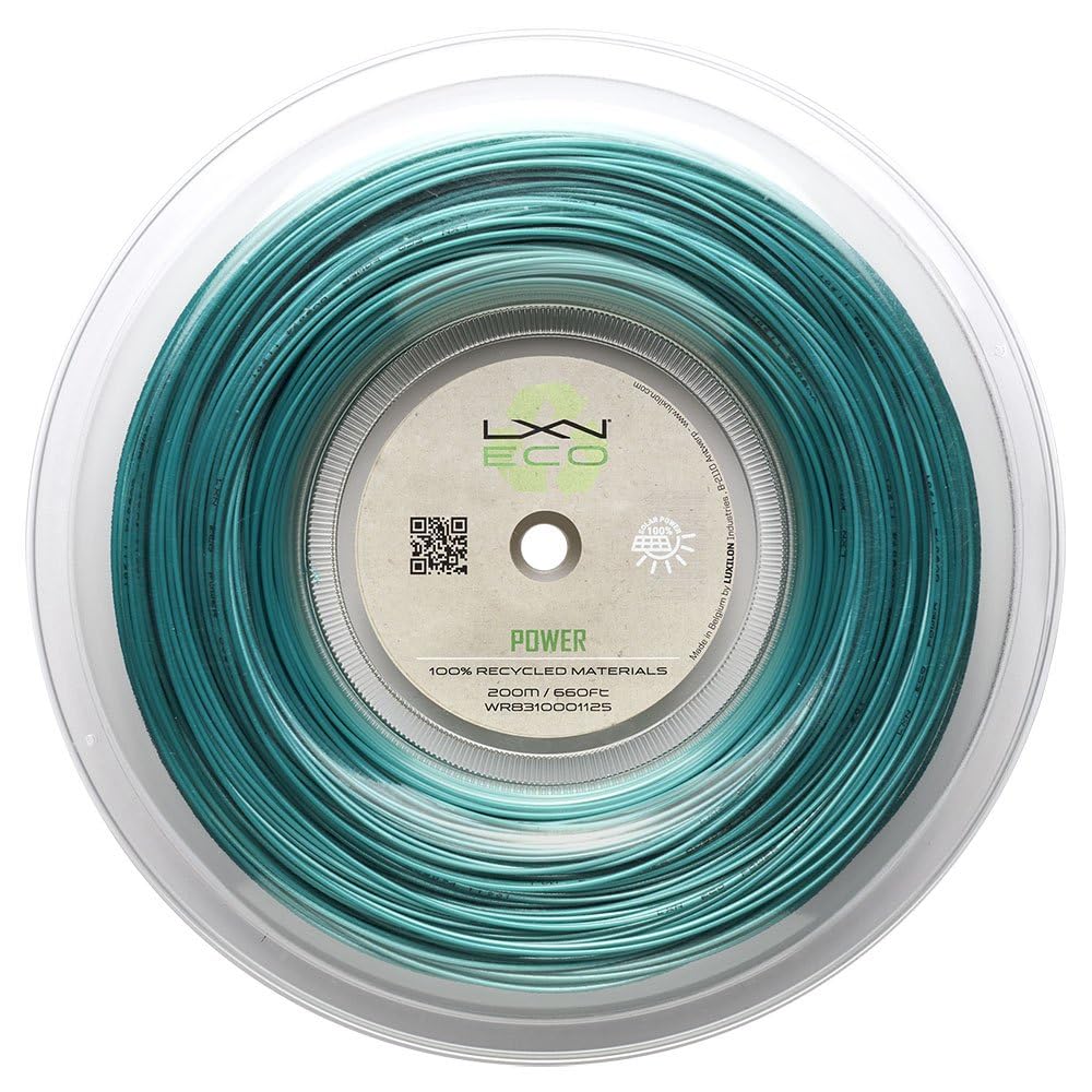 LUXILON ECO POWER 125 REEL Tennis WR8310001125 String, 200m, Teal,