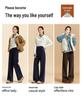 Plus Size Women's Extra Long High Waist Fleece Yoga Pants, Tall Fit, Loose Straight Leg, Casual Wide Leg, Winter Sportswear.