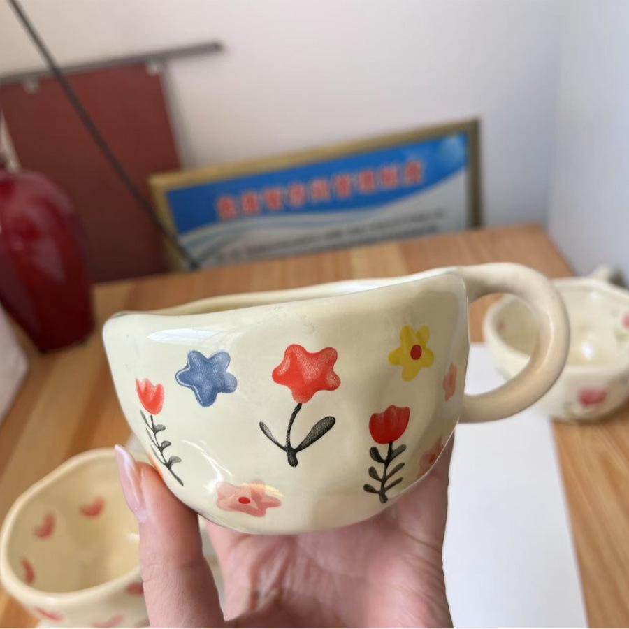 Tasse à petit-déjeuner élégante en céramique: Design de Luxe Léger de Haute Qualité pour le Bureau et la Maison