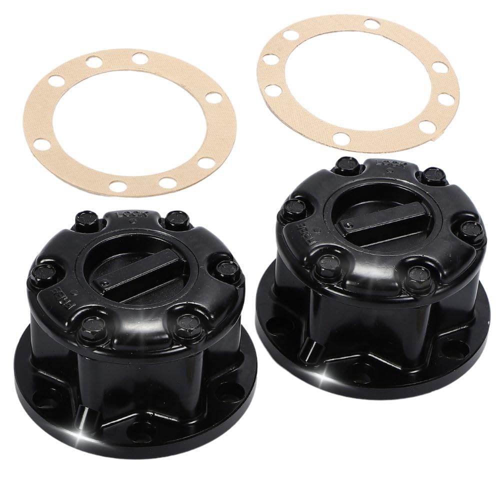

MORASTYLE Free Hub Hub Lock Set and for Suzuki Jimny Manual Compatible with Wheel (Left Right) JB23/JB43 (Manual) Black, Switch, SJ30/JA11 Hubs,