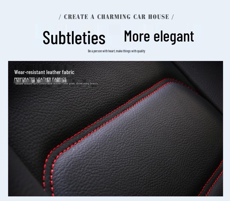 Universal Leather Car Seat Covers – Full Coverage, All-Season Cushions