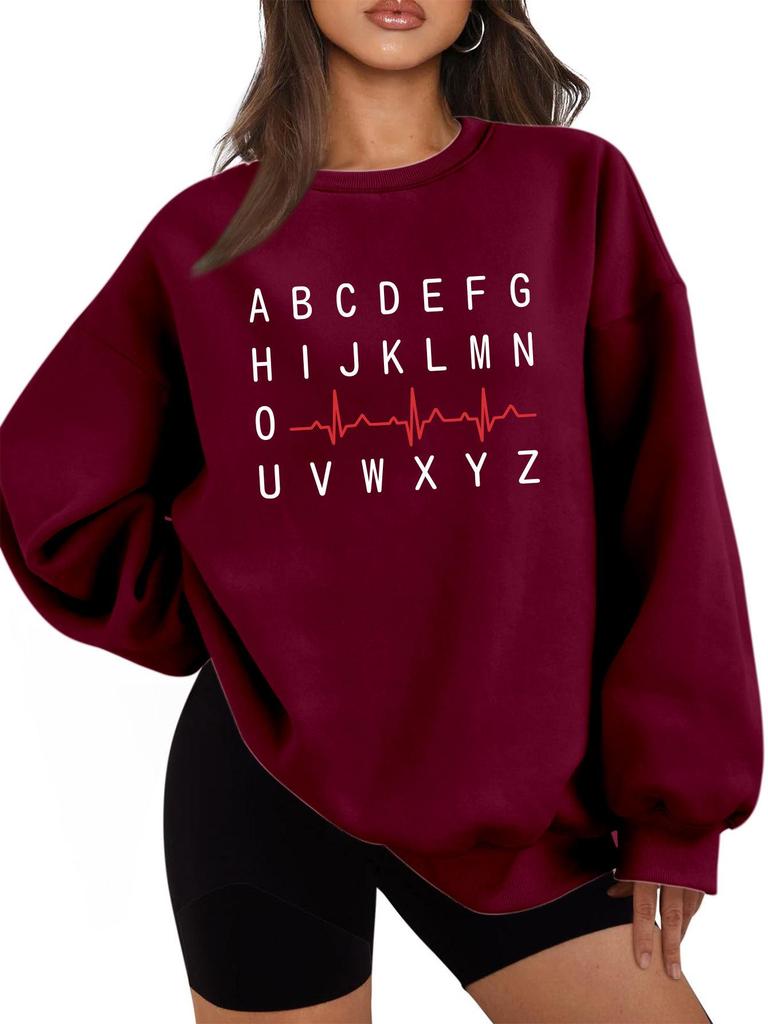 Casual Temperament Women's Thickened Warm Loose Comfort Hoodie