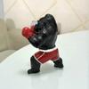 Resin Gorilla Boxing Figurine With Animal Design For Home Decor And Collectors