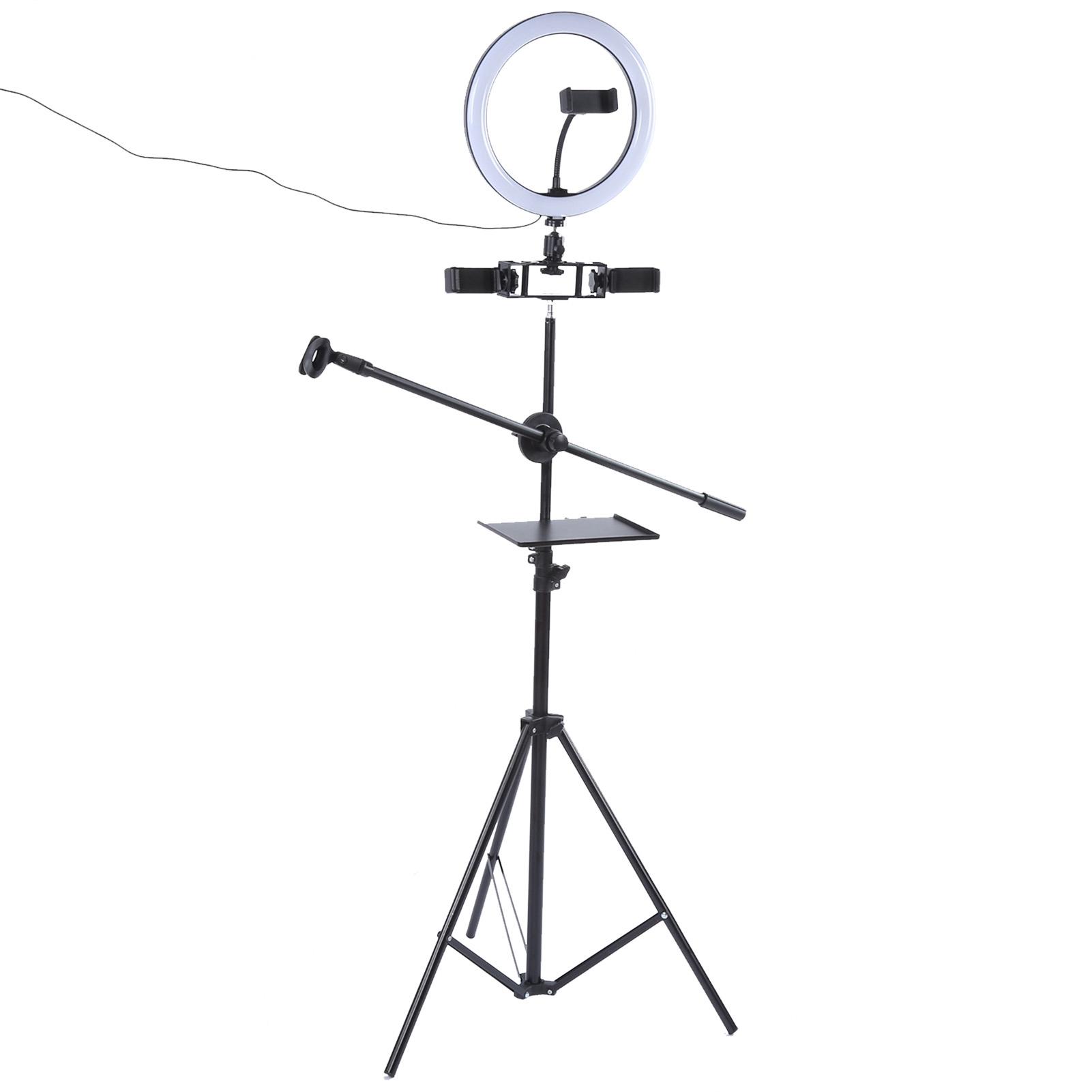 

UN‑700 Светодиодная кольцевая заполняющая лампа для фотосъемки с регулировкой яркости и штативом