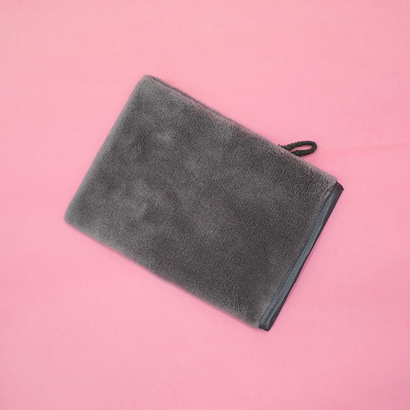 European-Style Microfiber Makeup Remover & Shower Mitt