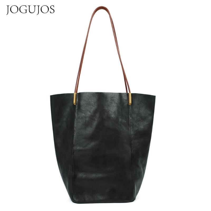 JOGUJOS new leather bag large capacity women's messenger bag tote bag casual versatile women's bag handbag