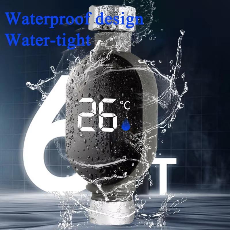 Hot Tub Water Temperature Monitor Electricity LED Display Home Shower Faucets Water Thermometer Bathing Temperature Meter