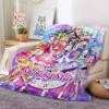 Anime Shining Star Decke Weich und Hautfreundlich Für Sofa Bett Nickerchen Tagesdecke Ganzjahresdecke