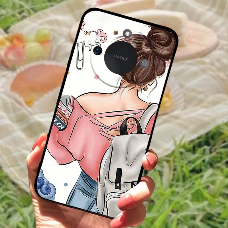 For Honor X9C Smart 5G Case Shookproof Silicone Soft TPU Phone Bumper Cover For Huawei Honor X9C 5G Cartoon Fundas Coque Cases
