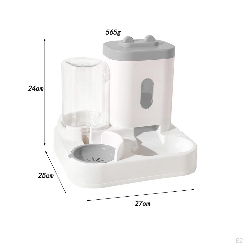 2 In 1 , Automatic Cat Drinker Bowl, Feeder and Water Dispenser Feeding Bowl