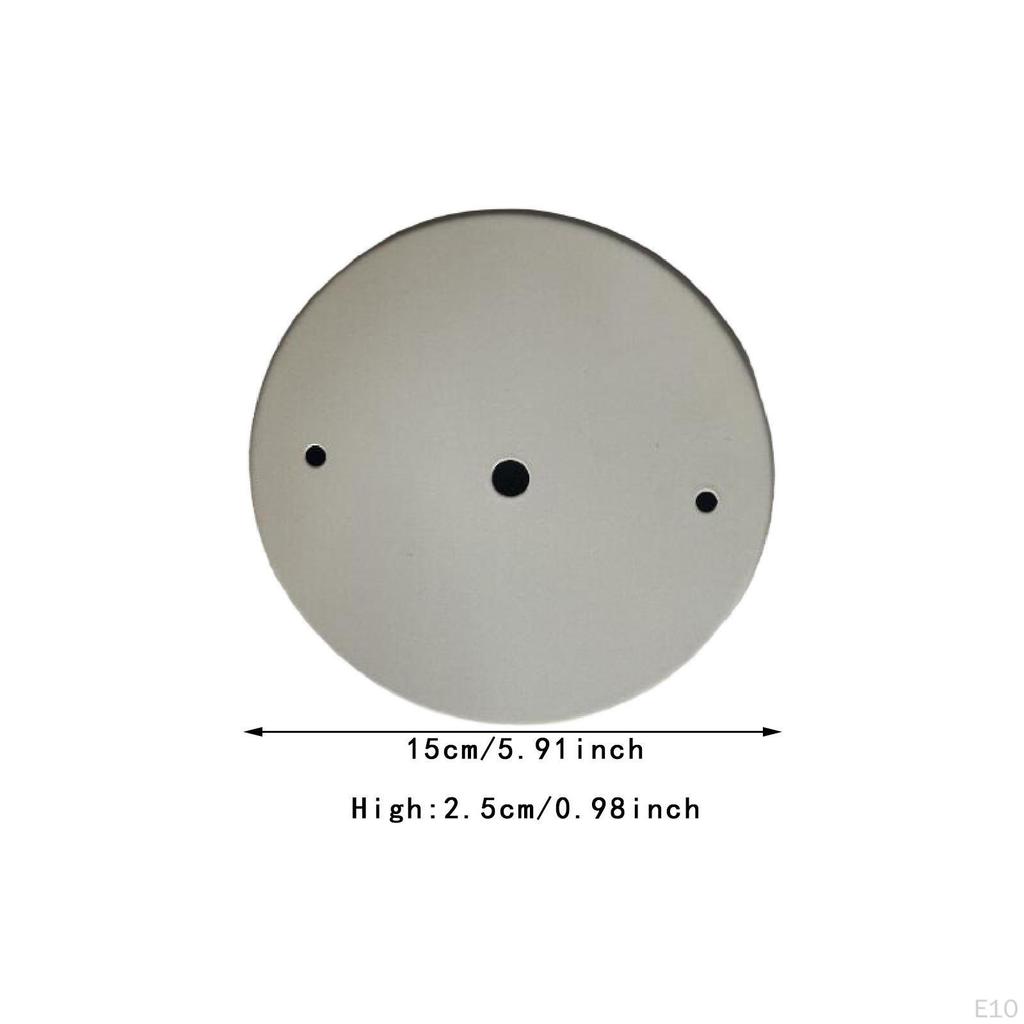 Canopy Kit Chandelier Ceiling Plate with Mounting Hardware Retro Style for Pendant Lamp Iron