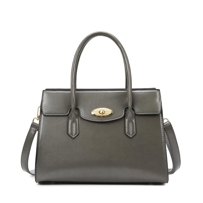 

Summer new high-end handbag bag women s shoulder bag tote bag large-capacity business commuter bag single package сірий колір