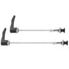 2pcs Mountain Bike Quick Release Road Bicycle Cycling Skewers (Black 100 130 for Mountain Bike)