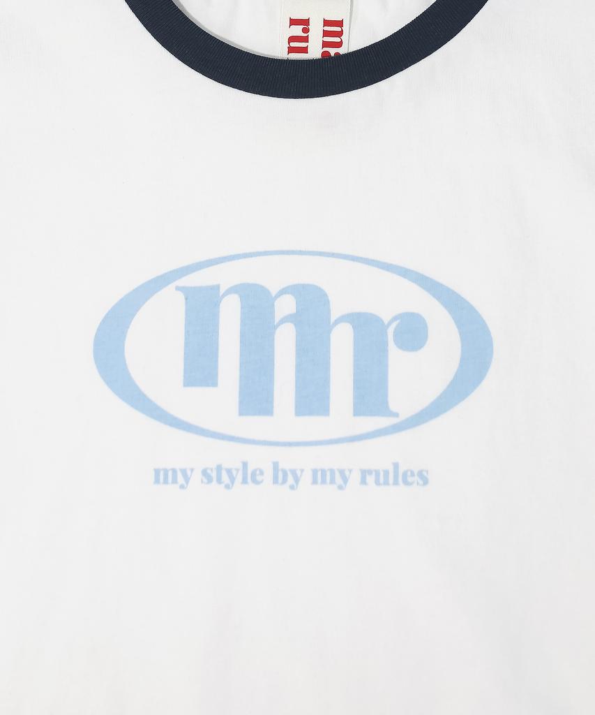 Maseumaluljeueopaeleol Signature Symbol Ringer T-Shirt_Navy