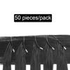 Extensiones de Cabello Humano de Micro-Cuentas 8D Anillo de Silicona Nano Extensiones de Cabello Invisibles Mini Cuentas de Silicona Negro Marrón Rubio Cabello Humano