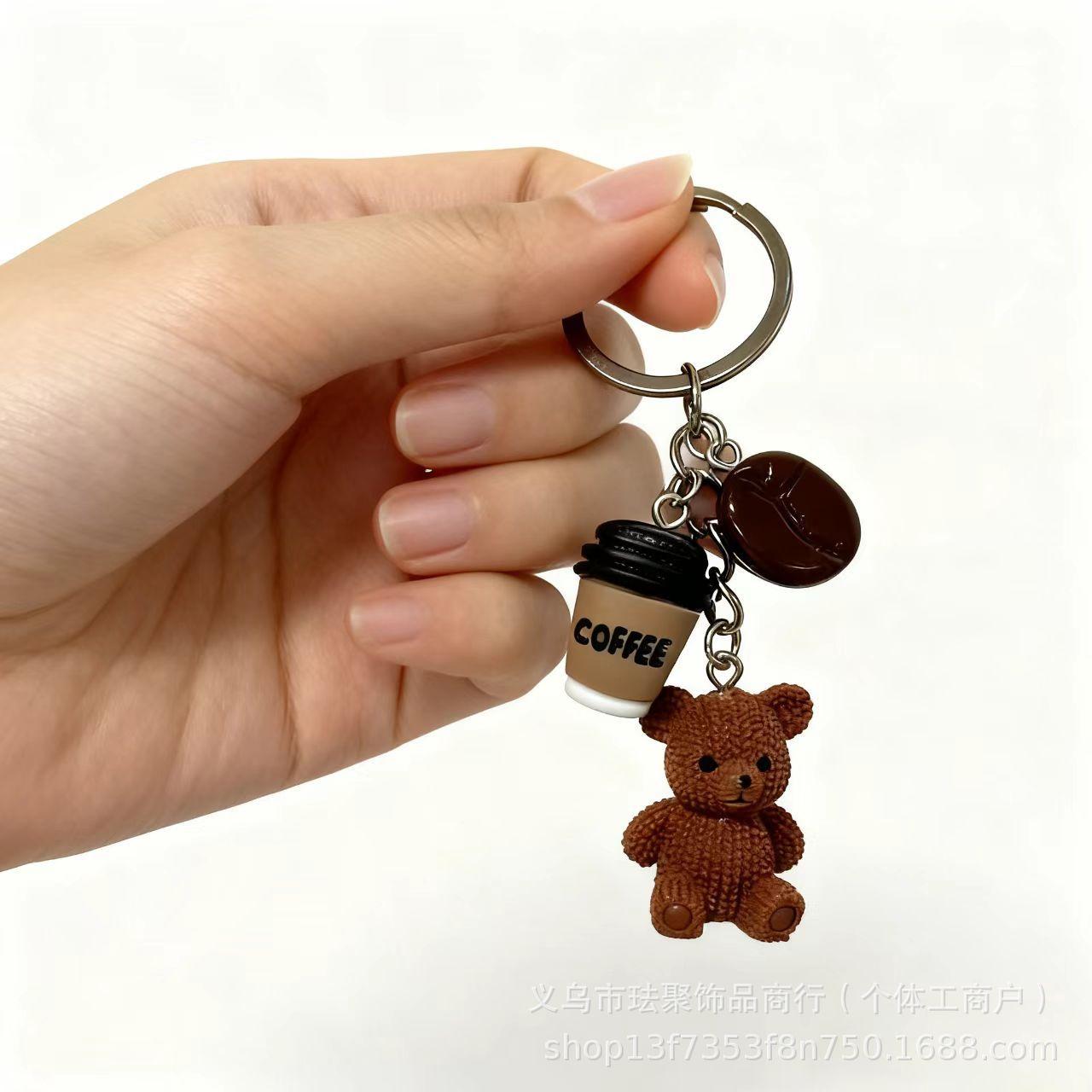

Mini Decorative Figurine 3D Cartoon DIY Accessory – Sitting Bear 3D Cartoon Bear Resin Accessory коричневый
