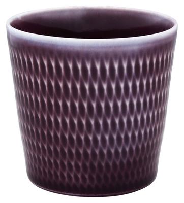 Hasami Ware Taichi Kiln Pottery Kiriko Rin Cold Sake Cup Wine Red 35897