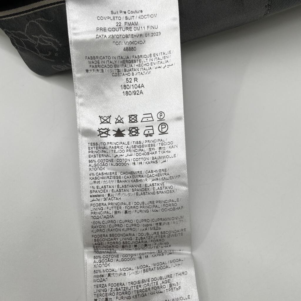 Brioni RAOB0O Gray PRE COUTURE Suit Suit Setup grayUsed
