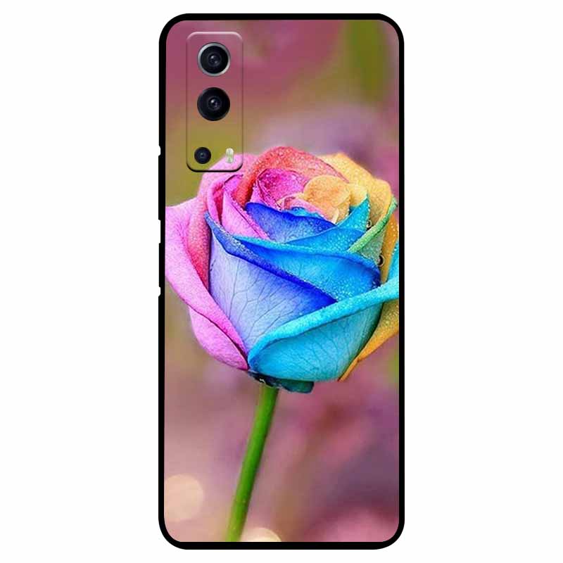 For vivo Y72 5G Case Shockproof Soft silicone TPU Back Cover For vivo Y52 5G Phone Cases for vivoY72 Y 72 52 5G Case Cute Capa