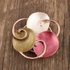 Heiß verkaufende emailierte geometrische Blume magnetische Brosche, modische kreative Blumenbrosche für Damen