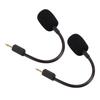 Detachable Game Microphone Fit for Razer BlackShark V2 3.5mm Jack Noise Cancelling Microphone Replacement Black