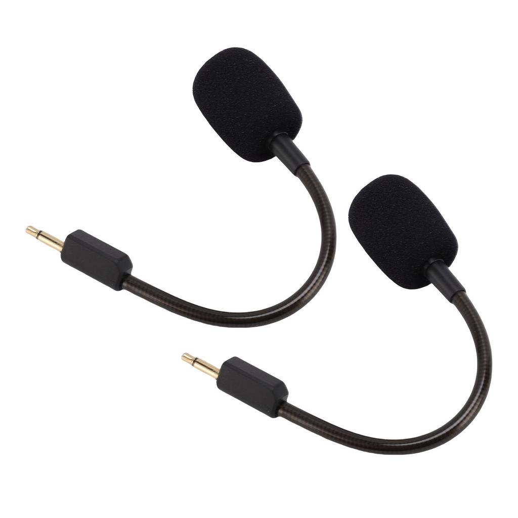 Detachable Game Microphone Fit for Razer BlackShark V2 3.5mm Jack Noise Cancelling Microphone Replacement Black