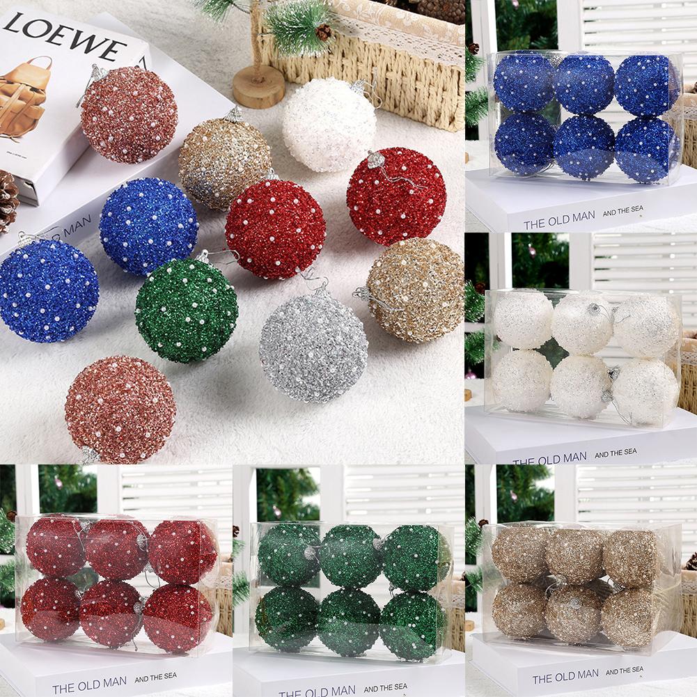 Hanging Decor Christmas Balls Festive Atmosphere Hang On The Trees High Quality Wonderful Pendant Christmas Tree Decoration