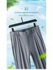 2026 Spring/Summer High-Quality Ice Silk Striped Business Casual Men's Pants Luxury Suit Trousers