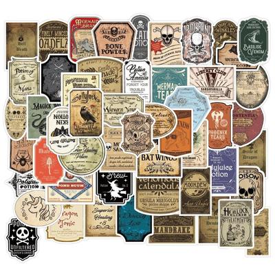 50 Stück Cartoon Trank Etikett Graffiti Aufkleber DIY Spielzeug Kühlschrank Gitarre Laptop Motorrad Skateboard Aufkleber