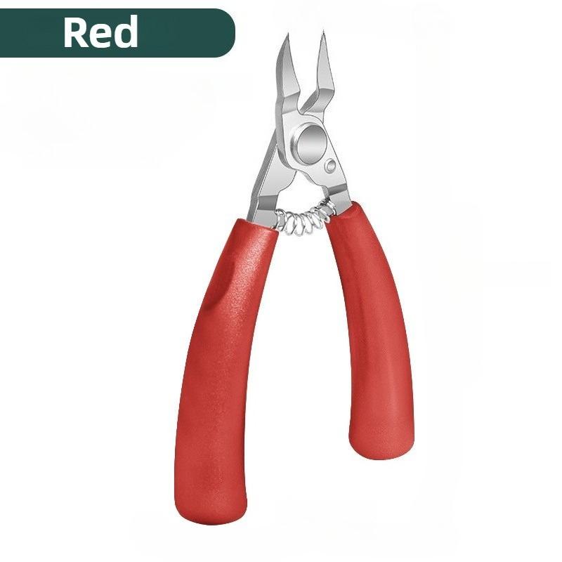 

Heavy-Duty Toenail Clipper Pointed Tip Nail Remover, Suitable for Hard/Thick Nails Ingrown Toenail Trimming, Large Jaw Design червоний