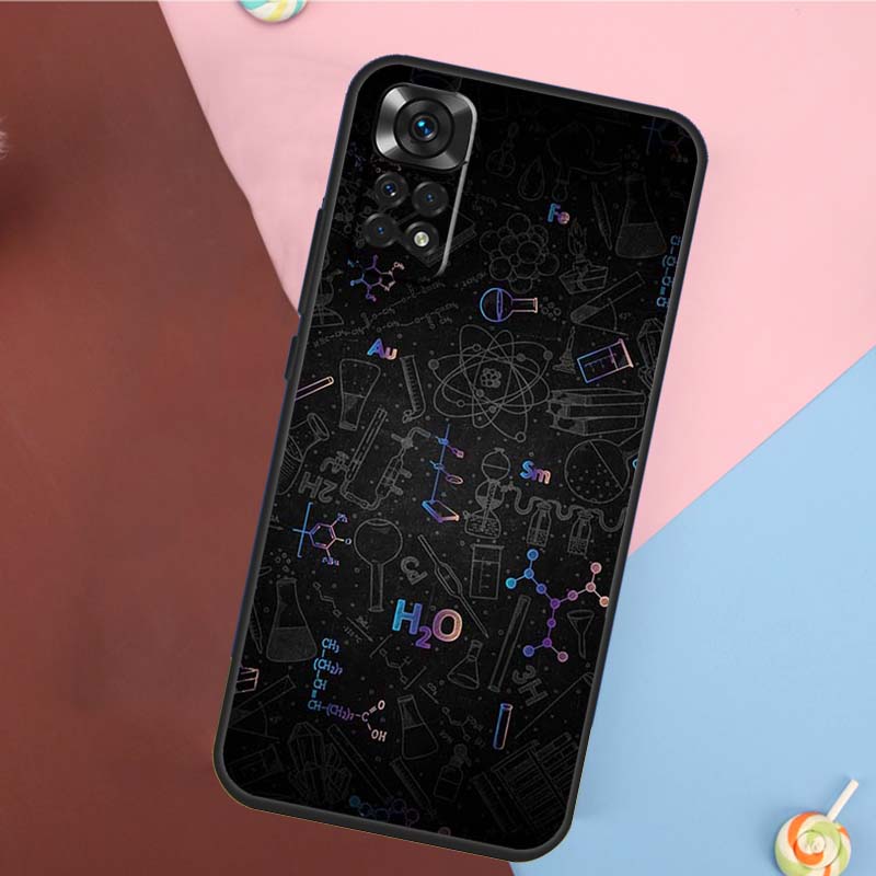 Biology and Chemistry Cover For Xiaomi Redmi Note 14 13 Pro 12 11 9 10 9S 10S 11S 12S Redmi 14C 10C 12C 13C Case