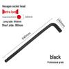S2 Extended Ball Head Hex Key Wrench, High Strength Hardened 5mm/4mm Hexagonal Tool