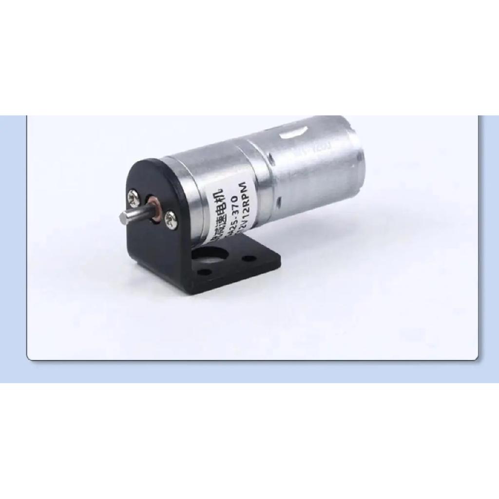 מנוע גיר מיניאטורי JGA25-370 מנוע DC 12V 24V מנוע גיר חשמלי מומנט גבוה 12/27/58/128/169/282/625/1364 סל"ד