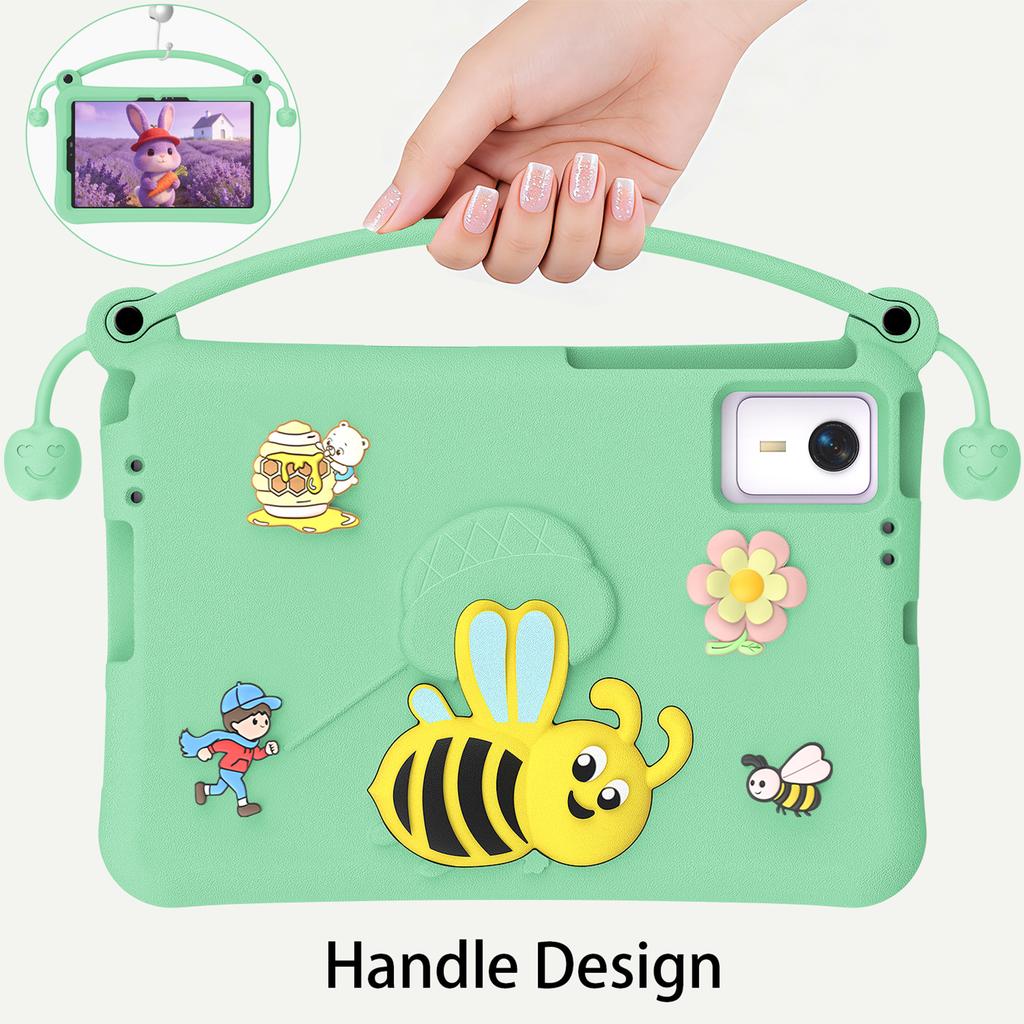 Shockproof Tablet Case with Stand and Handle,   Washable EVA Foam Kids-Friendly Protective Cover Fits for  ,  ,  ,   11-inch 