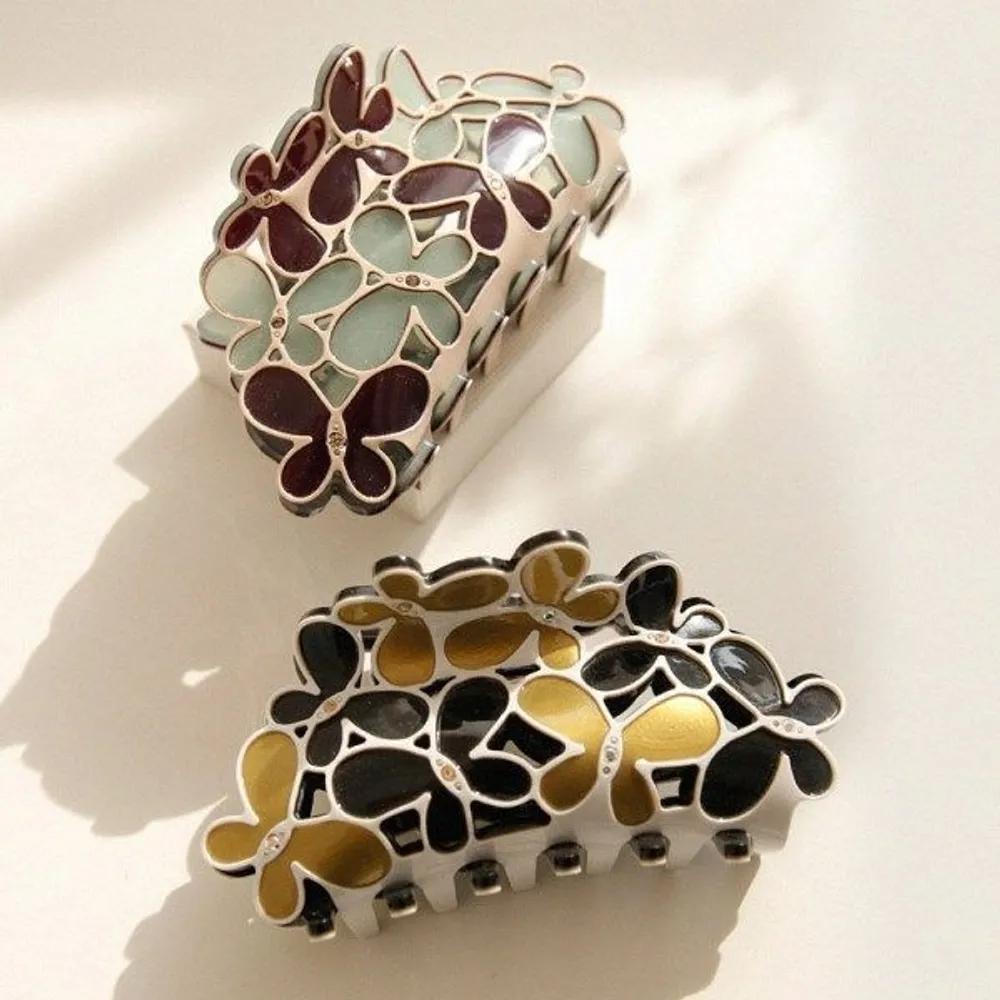 bydaisy Gold Flower Single Updo Hair Clip Bh0838 green