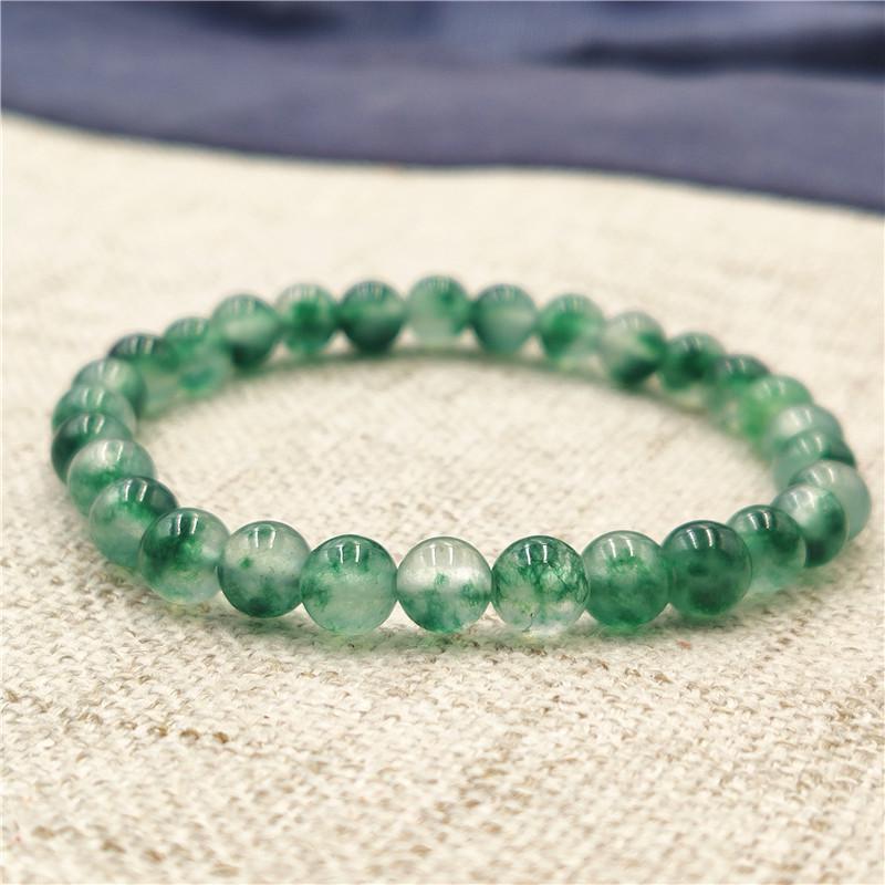 Men s & Women s Cat s Eye Natural Stone Beaded Bracelet - DIY Casual Jewelry