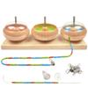 Bead Piercer Bead Spinner Wooden Spinning Bead Bowl for Waist Bracelets DIY  Beads Crafting Project Jewelry Making