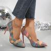 European & American Fashion Spring-Autumn New Women's Dress Shoes - Slip-On High-Heeled Career Pumps
