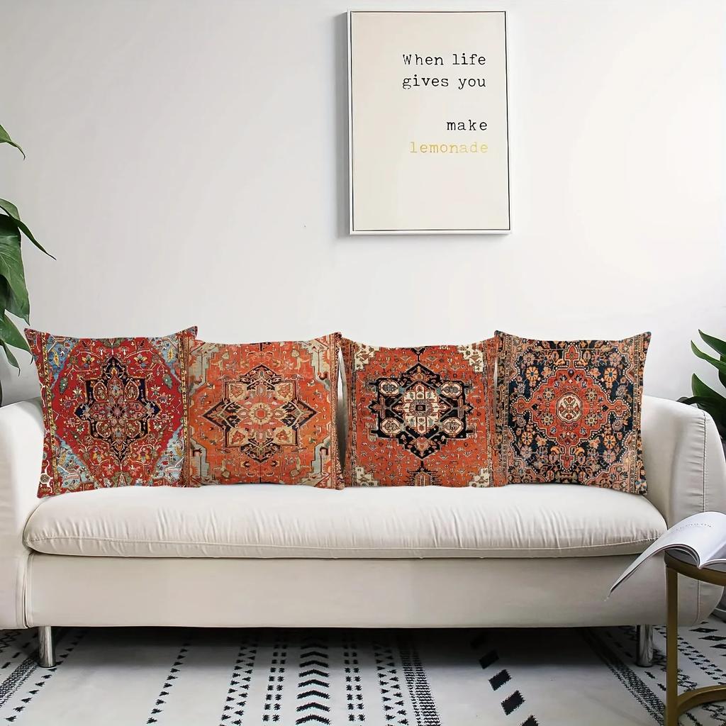 Bohemian Ethnic Style Pillowcase Living Room Sofa Cushion Cover Bedroom Room Home Decoration