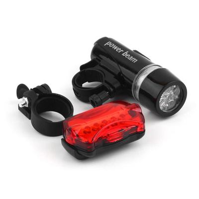 Lampada a LED per bicicletta, luce anteriore per bicicletta + torcia di sicurezza posteriore impermeabile