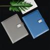 (Logo can be engraved) A5 buckle leather student subject notebook, business loose-leaf notebook, office meeting minutes, thickened diary, travel log
